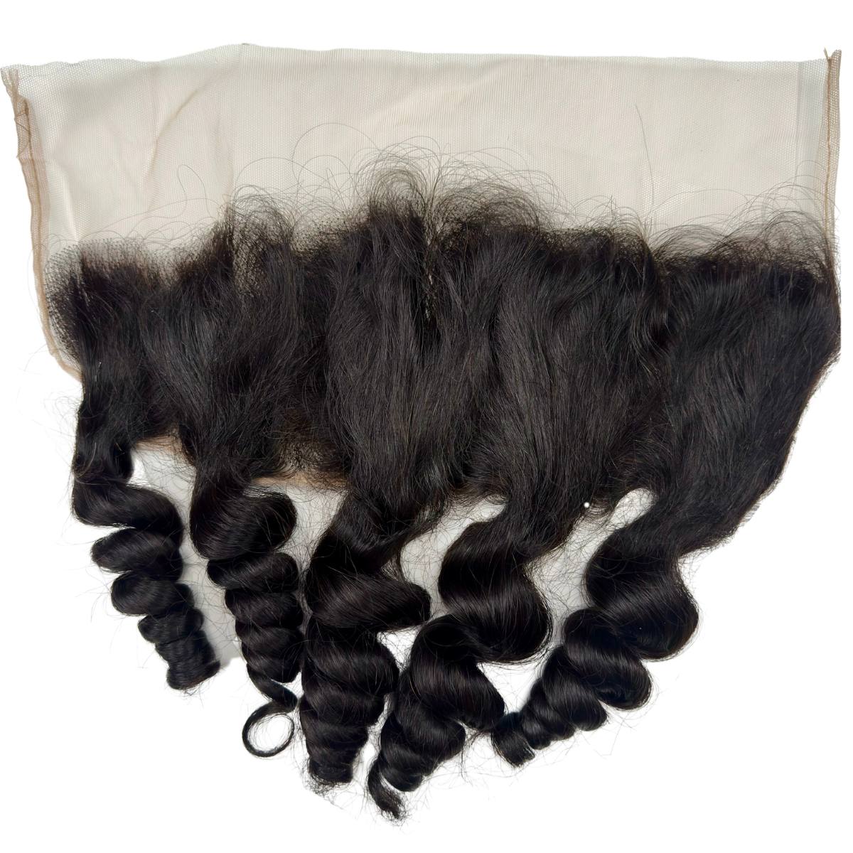Raw Vietnamese Ripple Curly 13x4 Swiss Frontal