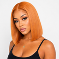 Cinnamon 13x4 Transparent Lace Front Bob Wig