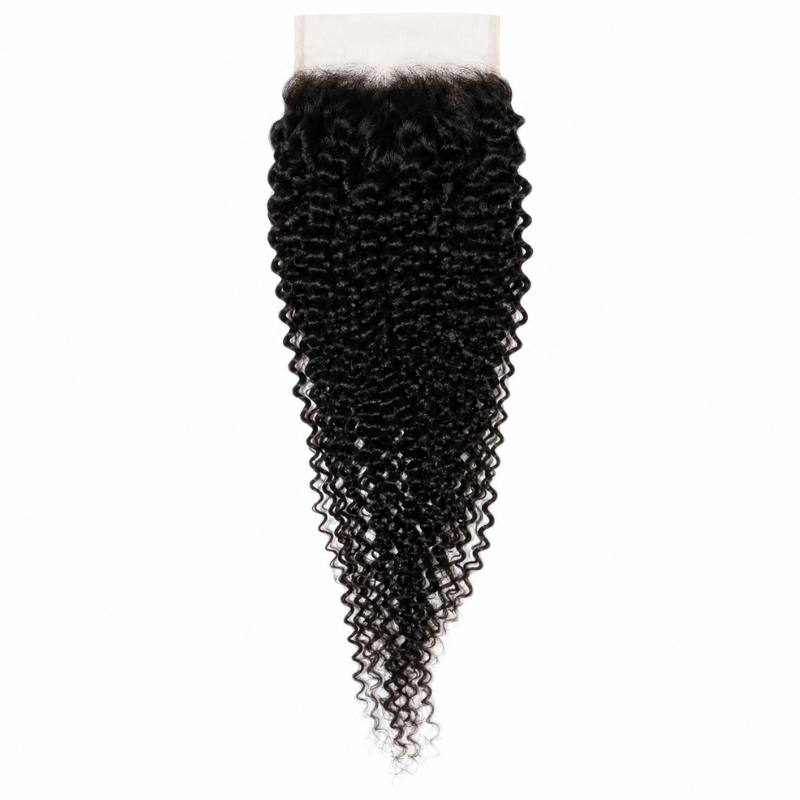 Jerry Curl 4x4 Transparent Lace Closure